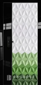 Входная дверь с умными замками в квартиру №44 внешняя - фото