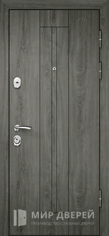 Фото «Железная дверь с натуральным шпоном лофт №13»