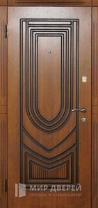 Стальная дверь Ламинат №7 с отделкой МДФ Шпон