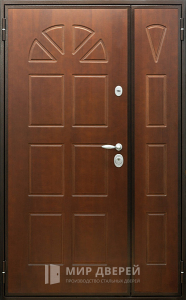 Дверь двупольная металлическая №22 - фото вид изнутри