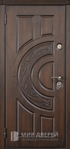 Стальная дверь МДФ №8 с отделкой Массив дуба