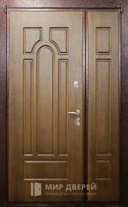 Стальная дверь Двухстворчатая дверь №21 с отделкой МДФ ПВХ