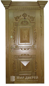 Стальная дверь Парадная дверь №58 с отделкой Массив дуба