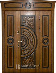 Стальная дверь Парадная дверь №122 с отделкой Массив дуба