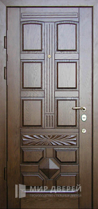 Стальная дверь Массив дуба №6 с отделкой Массив дуба