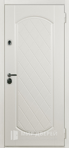 Белая дверь №33 - фото вид снаружи