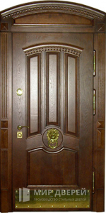 Стальная дверь Парадная дверь №4 с отделкой Массив дуба