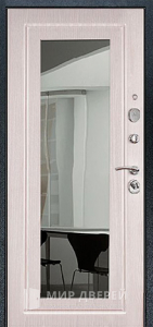 Стальная дверь С зеркалом №71 с отделкой МДФ ПВХ