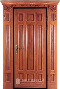 Стальная дверь Парадная дверь №1 с отделкой Массив дуба
