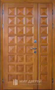 Стальная дверь Двухстворчатая дверь №23 с отделкой МДФ ПВХ