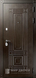 Стальная дверь МДФ №88 - фото вид снаружи
