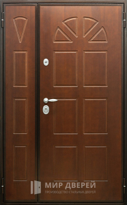 Стальная дверь Двухстворчатая дверь №22 с отделкой МДФ ПВХ