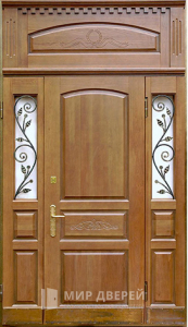 Стальная дверь Парадная дверь №43 с отделкой Массив дуба