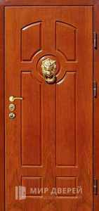 Стальная дверь МДФ №152 - фото вид снаружи