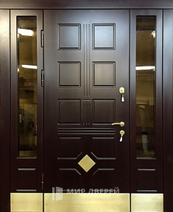 Стальная дверь Парадная дверь №70 с отделкой Массив дуба