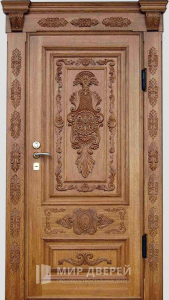 Стальная дверь Парадная дверь №388 с отделкой Массив дуба