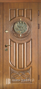 Стальная дверь Парадная дверь №369 с отделкой Массив дуба