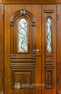 Стальная дверь Парадная дверь №75 с отделкой Массив дуба