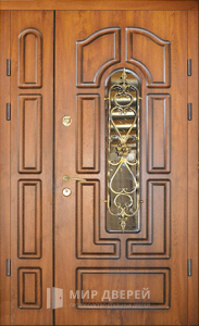 Стальная дверь Парадная дверь №88 с отделкой Массив дуба