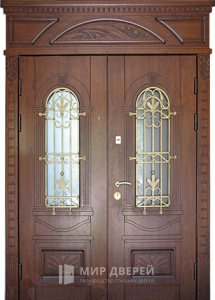 Стальная дверь Парадная дверь №99 с отделкой Массив дуба