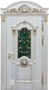 Стальная дверь Парадная дверь №362 с отделкой Массив дуба