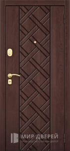 Стальная дверь МДФ №301 с отделкой МДФ ПВХ