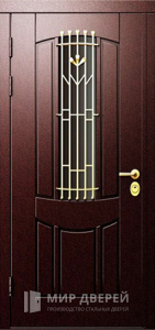 Дверь с ковкой №15 - фото вид изнутри