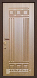 Стальная дверь МДФ №146 - фото вид снаружи
