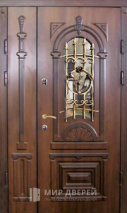 Стальная дверь Парадная дверь №79 с отделкой Массив дуба