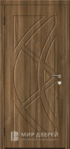 Стальная дверь МДФ №508 - фото вид изнутри