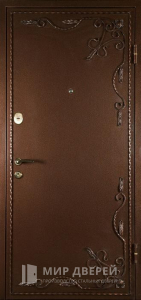 Стальная дверь Утеплённая дверь №3 с отделкой Порошковое напыление