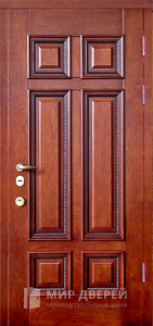 Стальная дверь Массив дуба №8 - фото вид снаружи