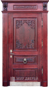 Стальная дверь Парадная дверь №21 с отделкой Массив дуба