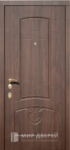 Стальная дверь МДФ №203 - фото вид снаружи
