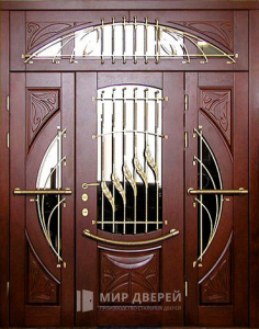 Стальная дверь Парадная дверь №29 с отделкой Массив дуба