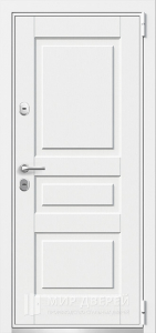 Белая дверь №22 - фото вид снаружи