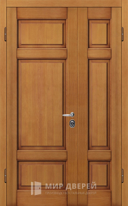Стальная дверь Двухстворчатая дверь №6 с отделкой МДФ ПВХ