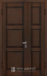 Стальная дверь Двухстворчатая дверь №7 с отделкой МДФ ПВХ