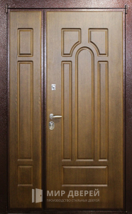 Стальная дверь Двухстворчатая дверь №21 с отделкой МДФ ПВХ