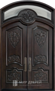 Стальная дверь Парадная дверь №343 с отделкой Массив дуба