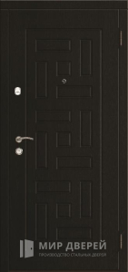 Индивидуальная дверь металлическая входная №16 - фото вид снаружи