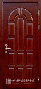 Стальная дверь МДФ №530 - фото вид снаружи