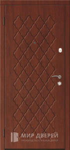 Стальная дверь МДФ №164 - фото вид изнутри