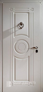 Металлическая дверь с МДФ в частный дом №60 - фото вид изнутри