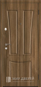 Современная входная дверь для загородного дома №22 - фото вид снаружи