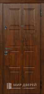 Стальная дверь С зеркалом №44 - фото вид снаружи