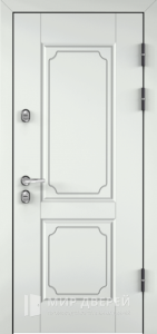 Белая дверь №18 - фото вид снаружи