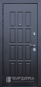 Стальная дверь МДФ №90 - фото вид изнутри
