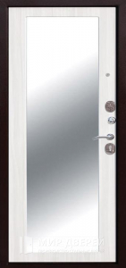 Стальная дверь С зеркалом №2 с отделкой МДФ ПВХ