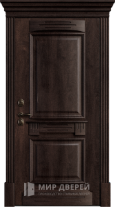 Стальная дверь Эксклюзивная №11 - фото вид снаружи